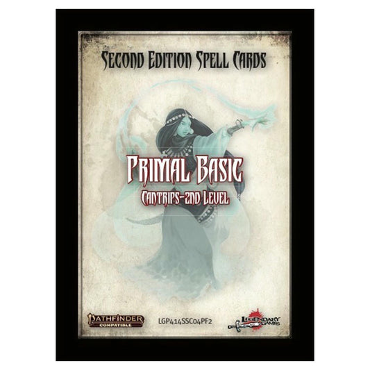 Image of Pathfinder RPG P2 Spell Cards: Primal Basic Cantrips 2nd Level LEG414SSC04PF2