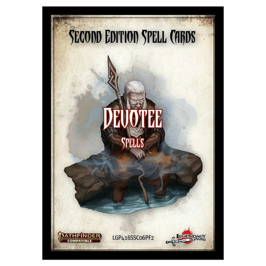 Image of Pathfinder 2nd Ed RPG Devotee Spell Cards LEG416SSC06PF