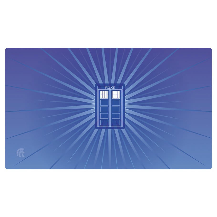 Image of Police Box Neoprene Card Game Plat Mat LGNPLM061