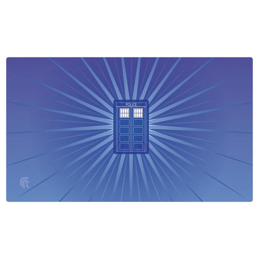 Image of Police Box Neoprene Card Game Plat Mat LGNPLM061