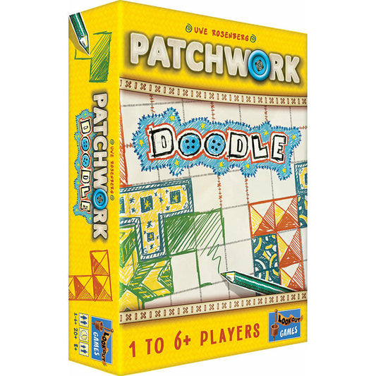 Image of Patchwork Doodle by Lookout Games LKGLK0107 1-6 Play, 8+, 20 Mins