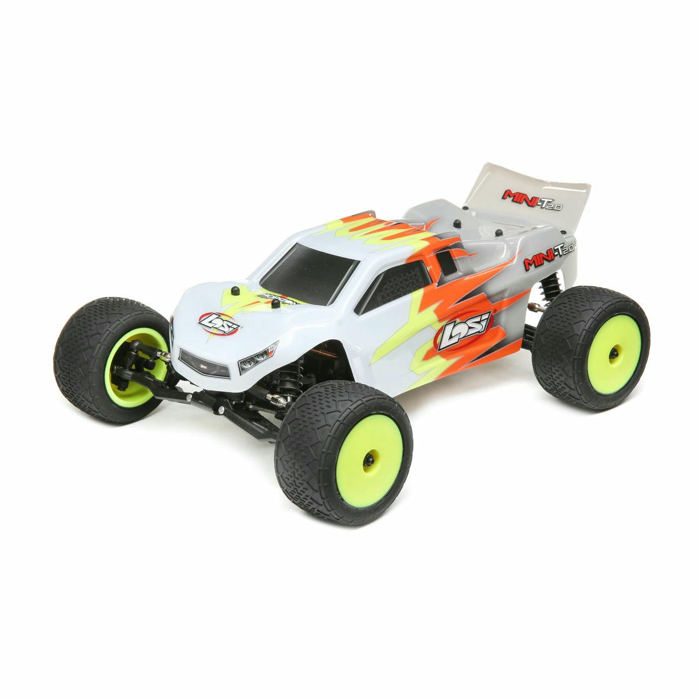 Image of Losi 1/18 Mini-T 2.0 2WD Stadium Truck RTR (Gray/White) LOS01015T3