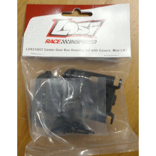 Image of Losi Mini LMT Center Gear Box Housing Set w/Covers LOS212037