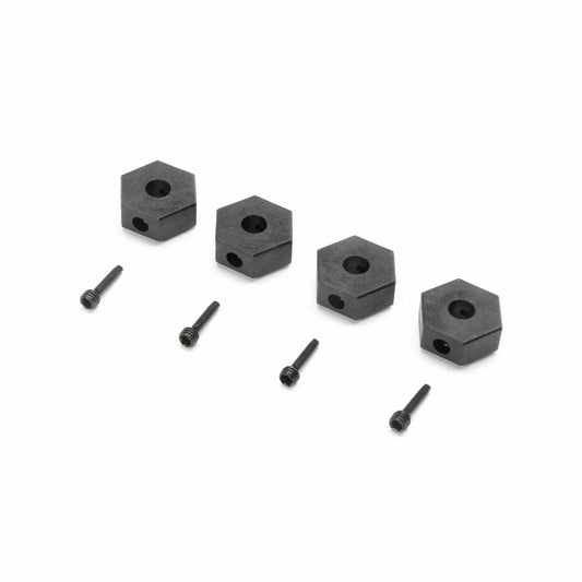Image of Losi 1/18th Mini-LMT 12mm Wheel Hex and Screwpins (4pcs) LOS212050