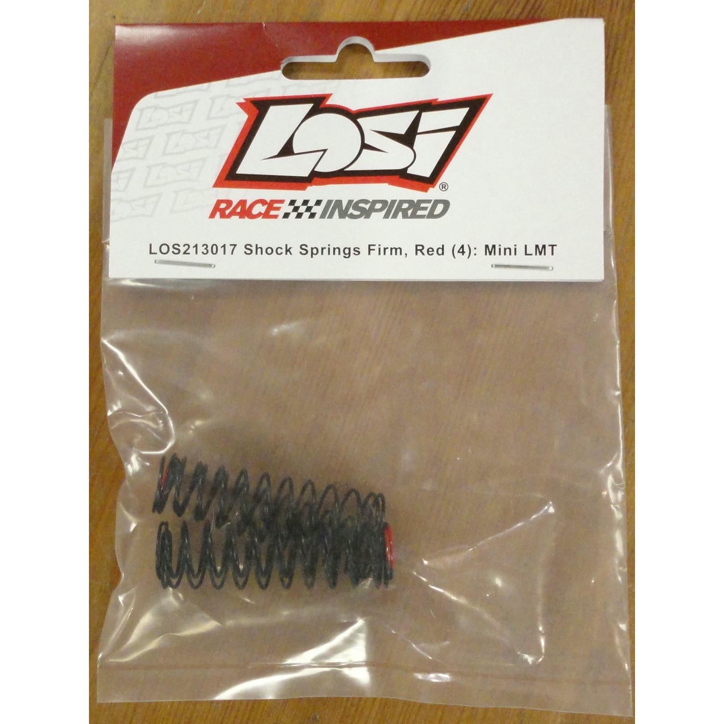 Image of Losi 1/18th Mini-LMT Shock Springs (Firm, Red, 4pcs) LOS213017