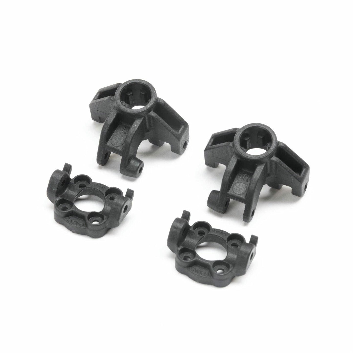Image of Losi 1/18th Mini-LMT Left/Right Spindle & Spindle Carrier Set LOS214041