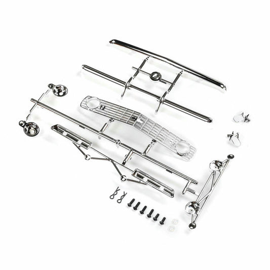 Image of Losi V100 1969 Chevrolet Camaro Chrome Body Parts Set LOS230085