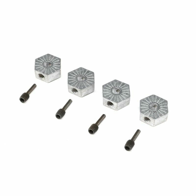 Image of Losi LMT Monster Truck 17mm Hex Wheel Adapter Set w/Screw Pins (4pcs) LOS242053