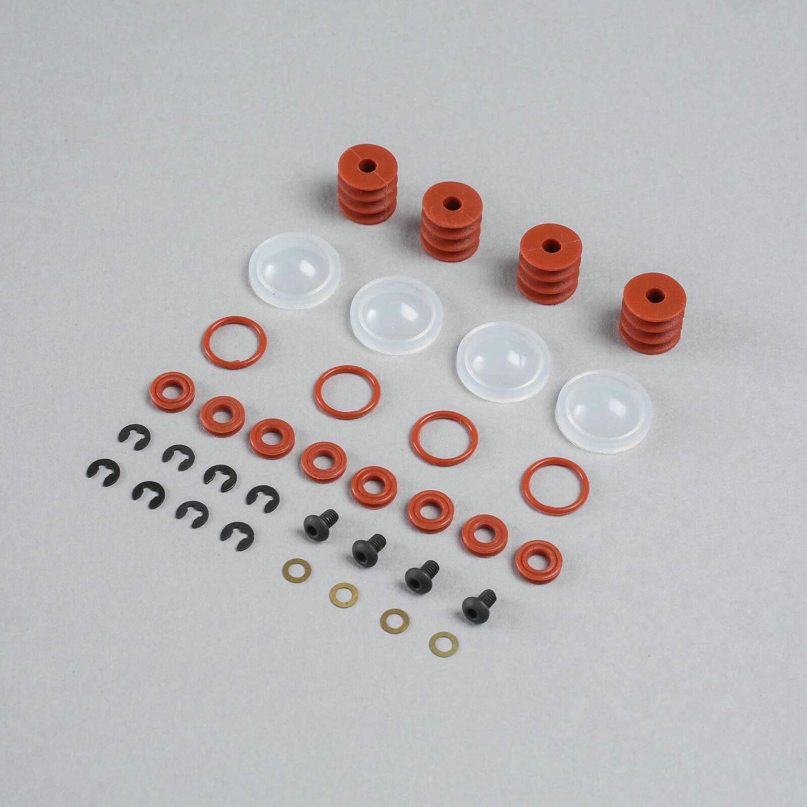 Image of Losi LMT Monster Truck Shock Rebuild/Hardware Set (for 4 Shocks) LOS243015