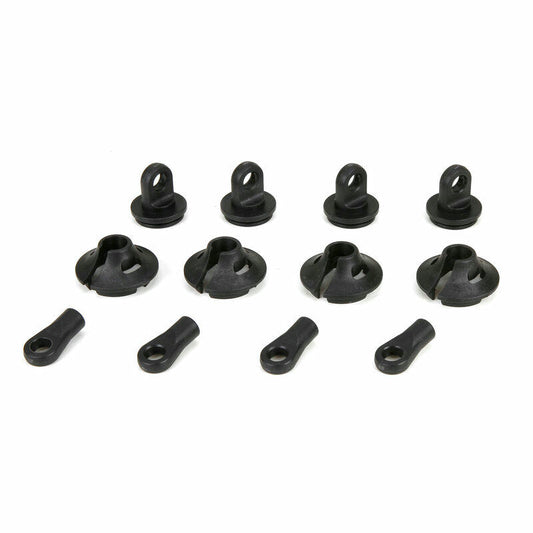 Image of Losi DBXL 2.0/DBXL-E Desert Buggy Shock Spring Cups/Clips/Shock Ends LOS253006