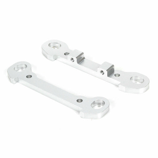Image of Losi MXTL Silver Aluminum Rear Hinge Pin Braces LOS254029