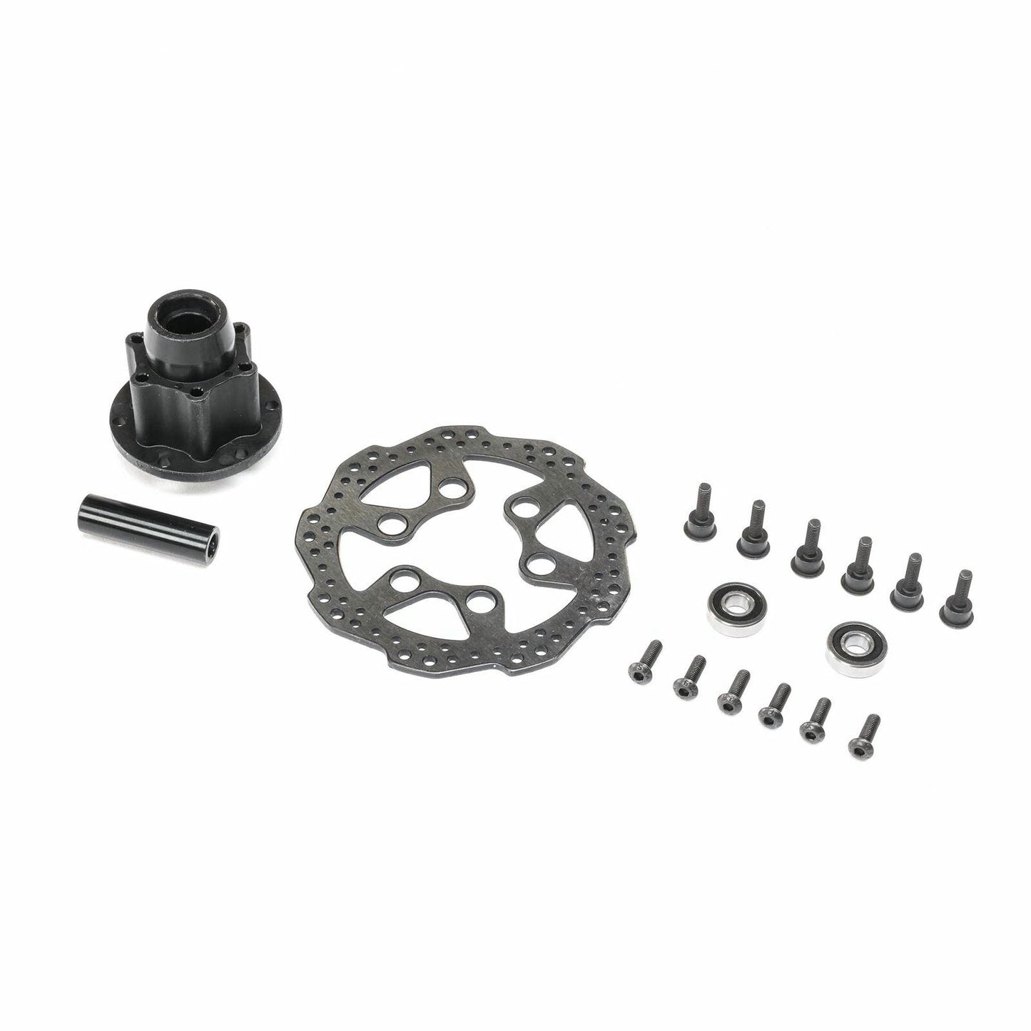 Image of Losi Promoto-MX Motorcycle Complete Front Hub Assembly LOS262013 PM-MX