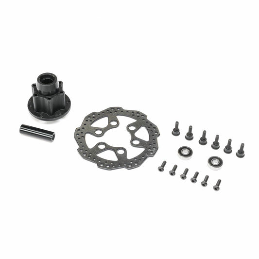 Image of Losi Promoto-MX Motorcycle Complete Front Hub Assembly LOS262013 PM-MX