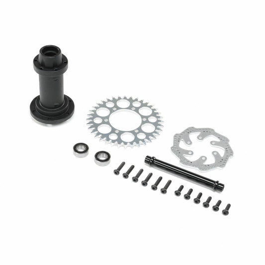 Image of Losi Promoto-MX Motorcycle Complete Rear Hub Assembly LOS262014 PM-MX