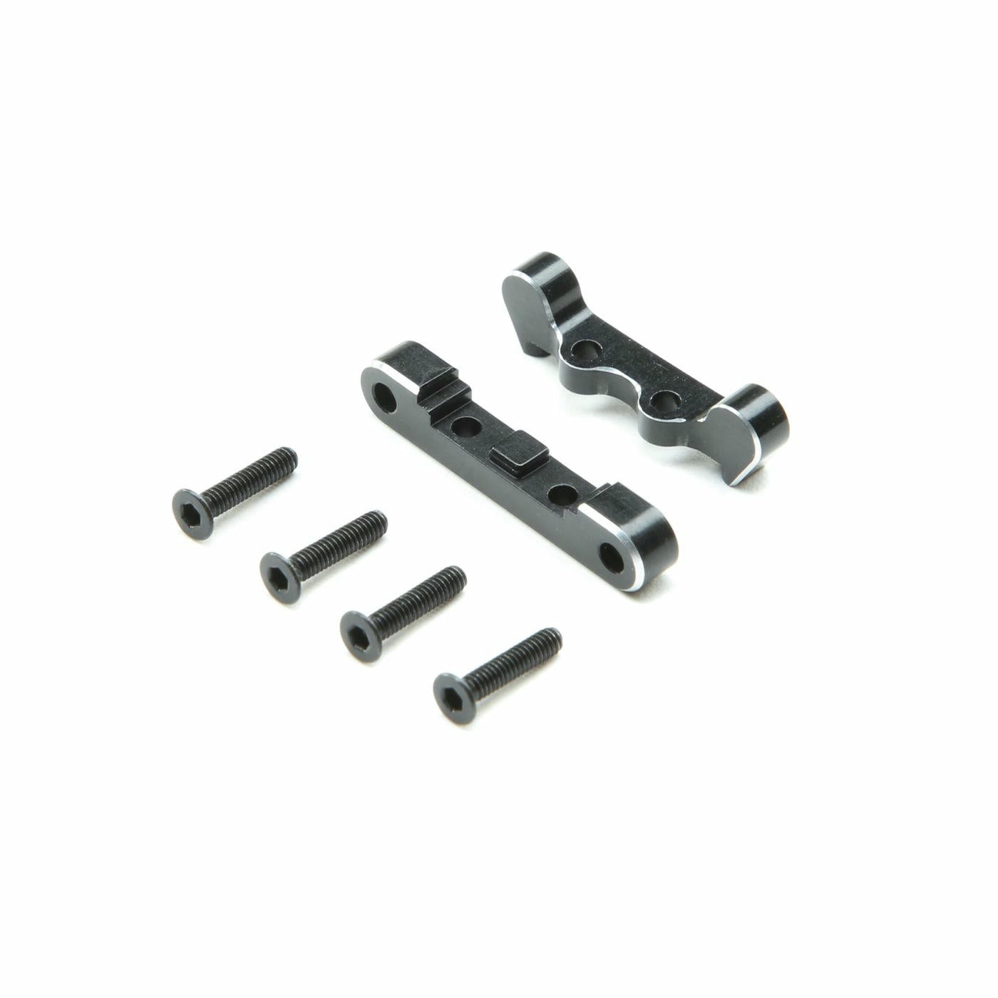 Image of Losi Mini-T 2.0 1/18th Scale Truck Black Alloy Rear Pivot Block Set LOS311006