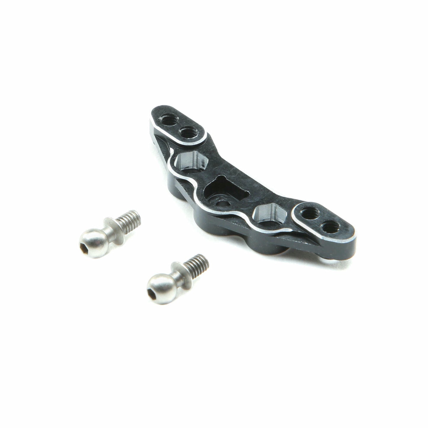 Image of Losi Mini-T 2.0 1/18th Scale Truck Black Alloy Camber Blocks LOS311009