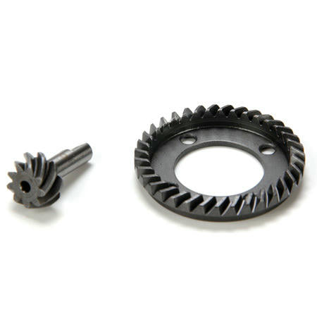 Image of Team Losi TEN-T 10-T Stadium Truck Front Differential Ring Gear & Pinion Gear 