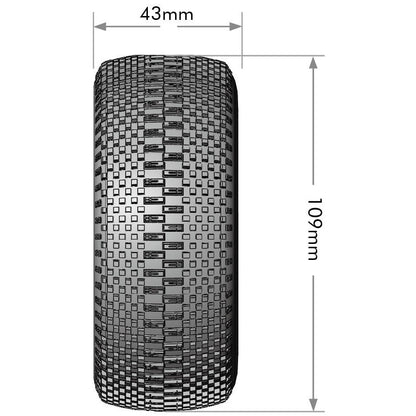 Image of SC-Groove 1/10 Short Course Tires, Soft, 12, 14 & 17mm