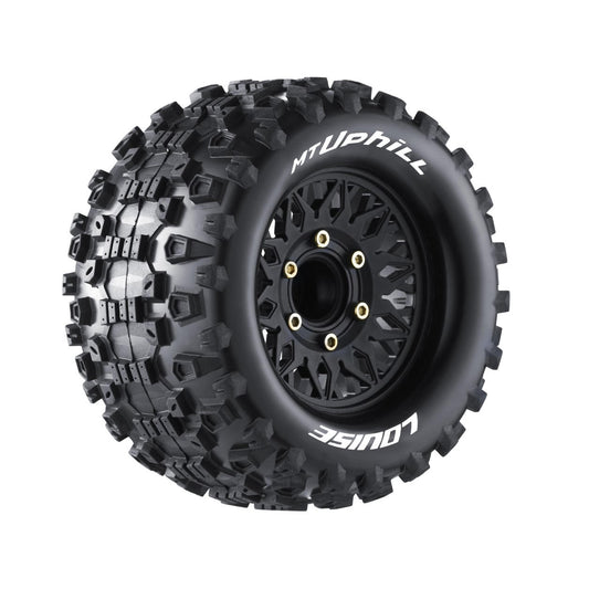 Image of MT-Uphill Soft, 1/10 Monster Truck Tires, 0 & 1/2  Offset,