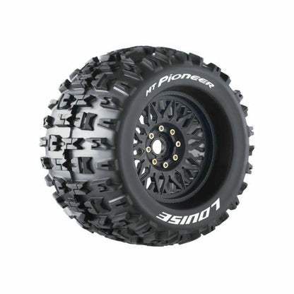 Image of Louise MT-Pioneer 1/8th Mounted Monster Truck Tires 0 & 1/2 Offset LOULT3218X