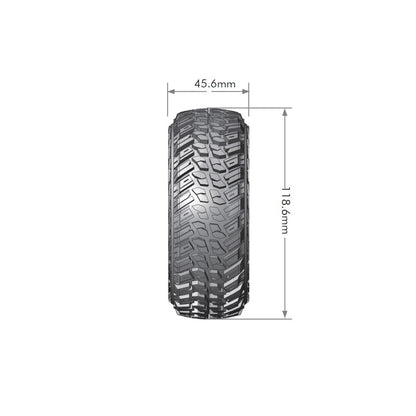 Image of CR-Griffin 1/10 1.9 Crawler Tires, Super Soft, Front/Rear