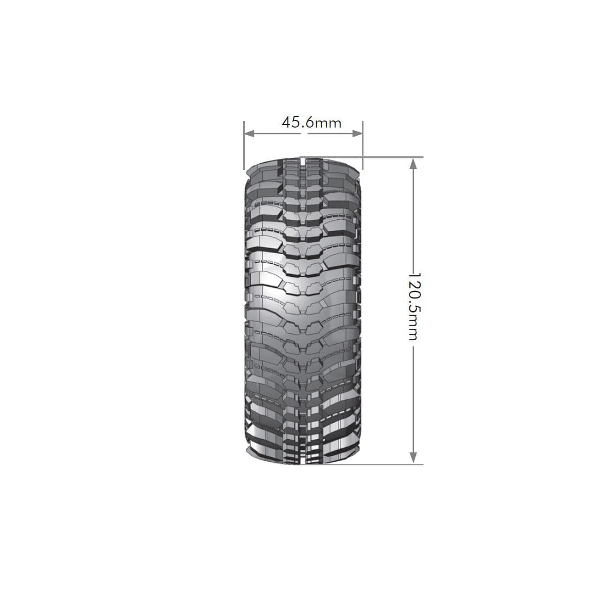 Image of CR-Champ 1/10 1.9 Crawler Tires, Super Soft, Front/Rear