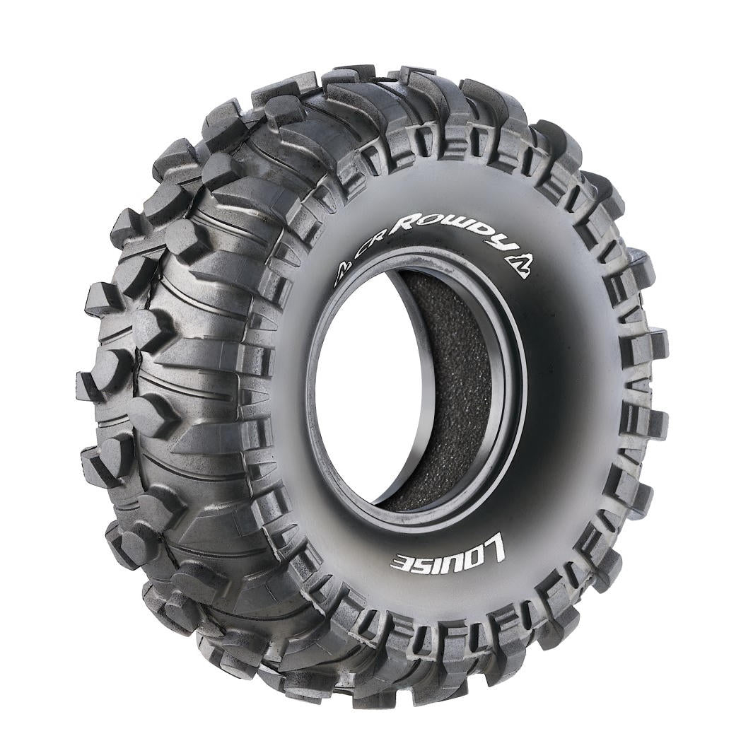 Image of CR-Rowdy 1/10 1.9 Crawler Tires, Super Soft, Front/Rear