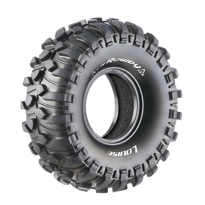 Image of CR-Rowdy 1/10 1.9 Crawler Tires, Super Soft, Front/Rear