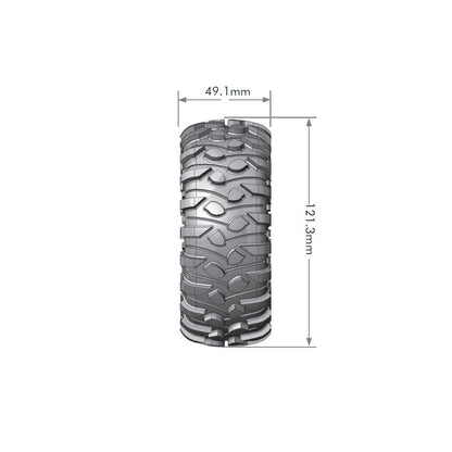 Image of CR-Rowdy 1/10 1.9 Crawler Tires, Super Soft, Front/Rear
