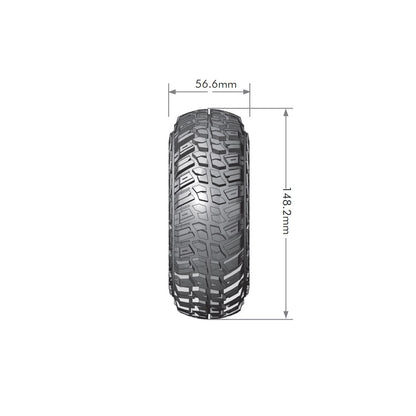 Image of CR-Griffin 1/10 2.2 Crawler Tires, 12mm Hex, Super Soft,