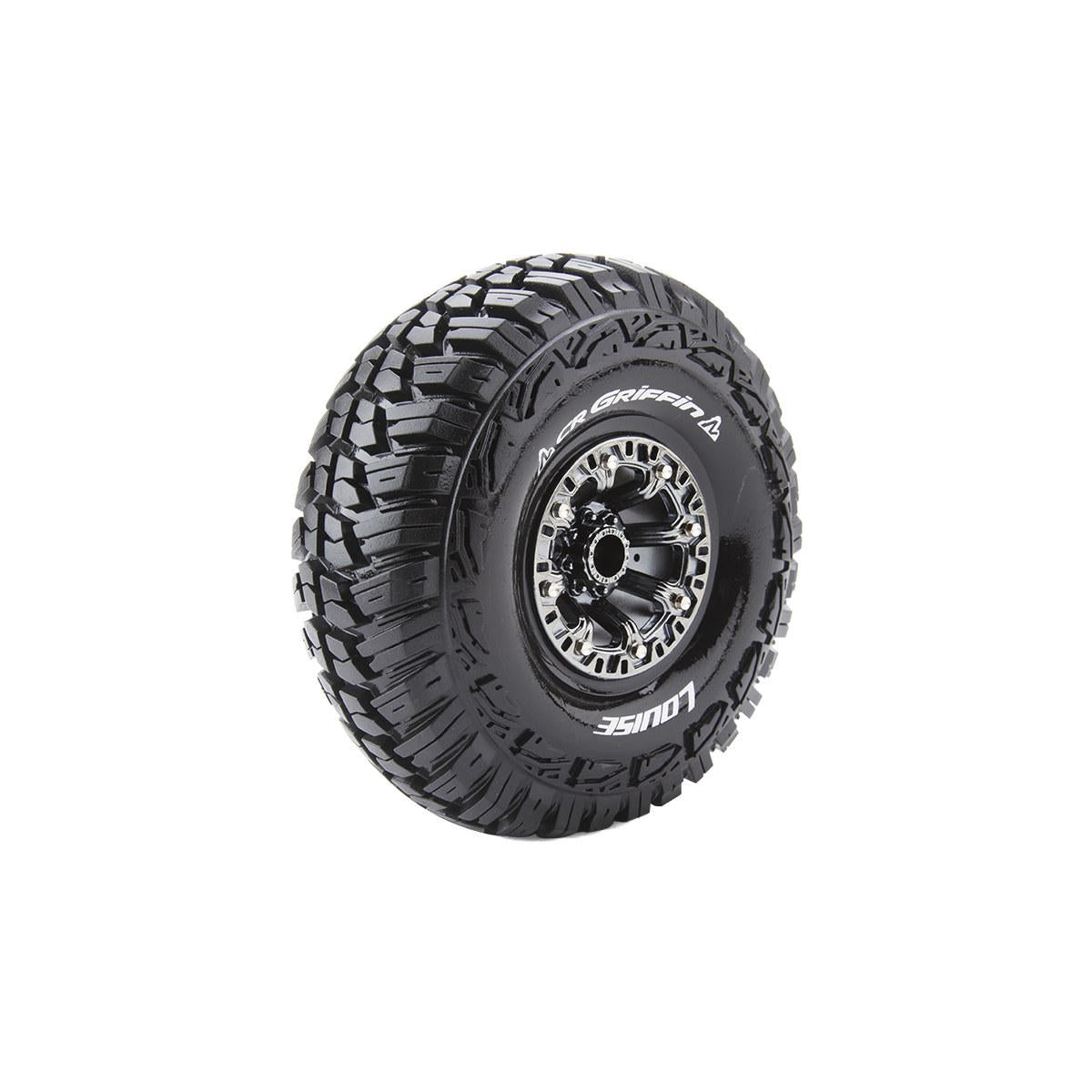 Image of CR-Griffin 1/10 2.2 Crawler Tires, 12mm Hex on Black