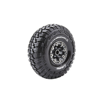 Image of CR-Griffin 1/10 2.2 Crawler Tires, 12mm Hex on Black