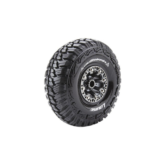 Image of CR-Griffin 1/10 2.2 Crawler Tires, 12mm Hex on Black