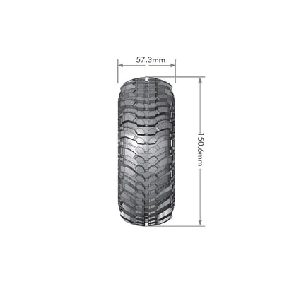 Image of CR-Champ 1/10 2.2 Crawler Tires, Super Soft, Front/Rear