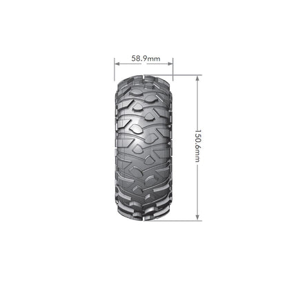 Image of CR-Rowdy 1/10 2.2 Crawler Tires, 12mm Hex, Super Soft,