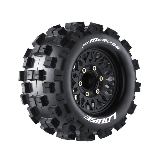 Image of MT-Mcross Soft, 1/10 Monster Truck Tires, 0 & 1/2  Offset,