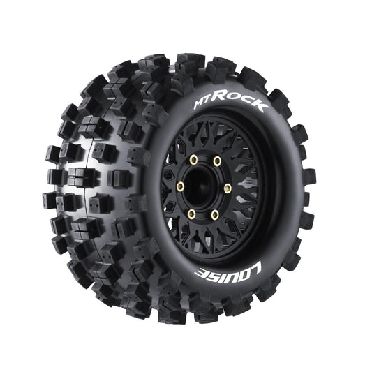 Image of MT-Rock Soft, 1/10 Monster Truck Tires, 0 & 1/2  Offset,