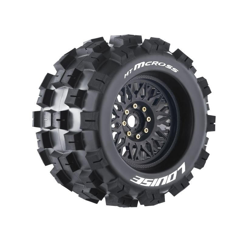 Image of MT-Mcross Sport 1/8 Monster Truck Tires, 0 & 1/2 Offset,