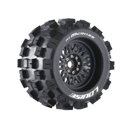 Image of MT-Mcross Sport 1/8 Monster Truck Tires, 0 & 1/2 Offset,