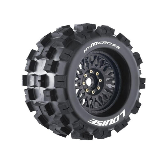 Image of MT-Mcross Sport 1/8 Monster Truck Tires, 0 & 1/2 Offset,