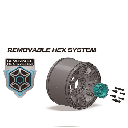 Image of MT-Rocket Speed 1/8 Monster Truck Tires, 0 & 1/2 Offset,