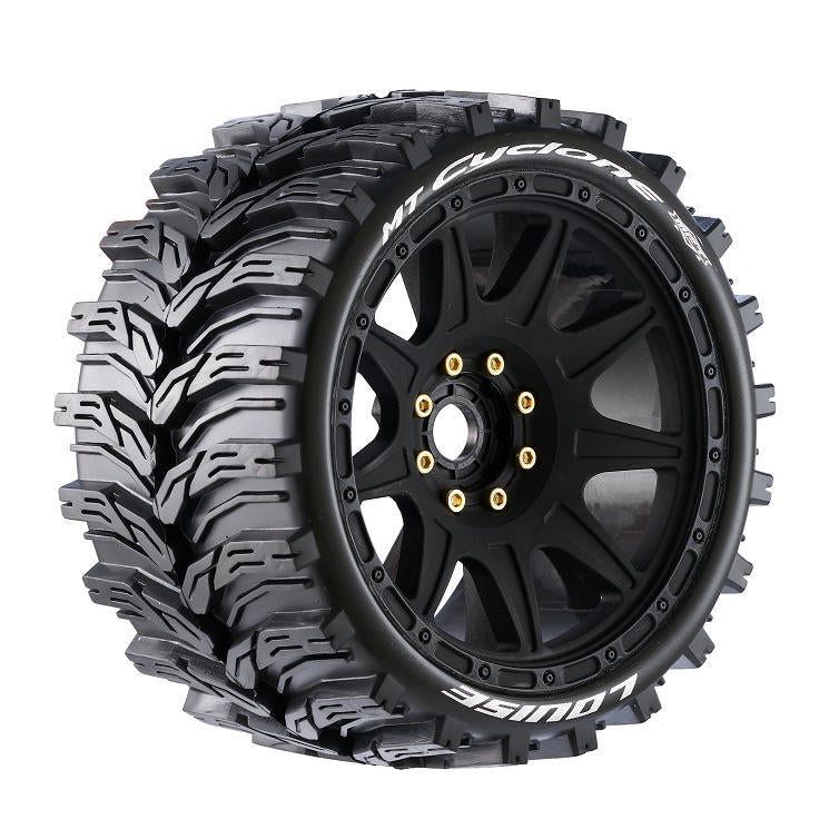Image of MT-Cyclone Speed 1/8 Monster Truck Tires, 0 & 1/2 Offset,