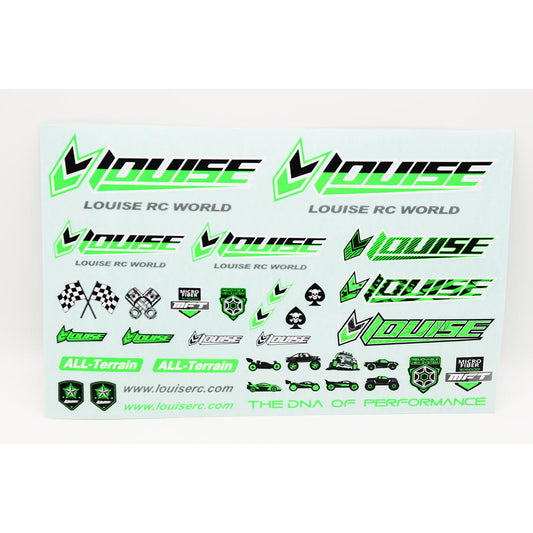 Image of Louise RC Sticker Sheet-Green