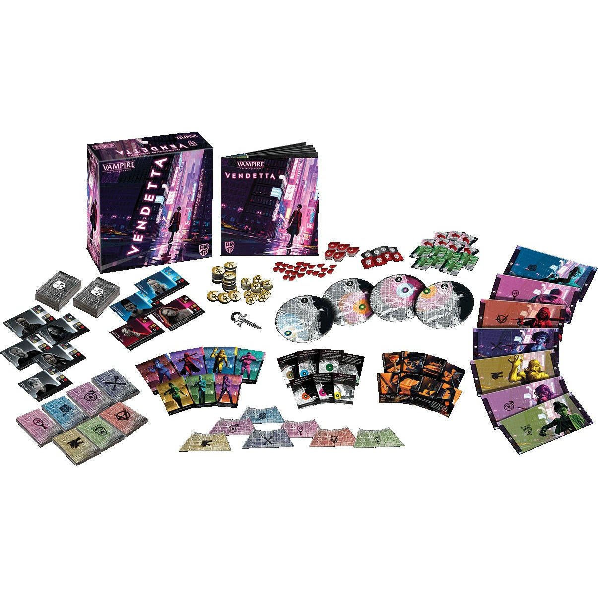Image of Vampire The Masquerade: Vendetta Board Game LUMHG044