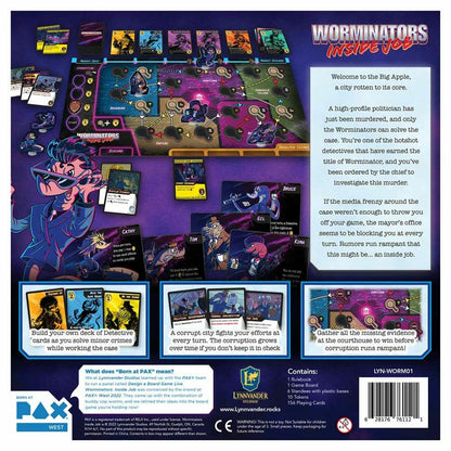 Image of Worminators: Inside Job Board Game by Lynnvander Games LYNWORM01