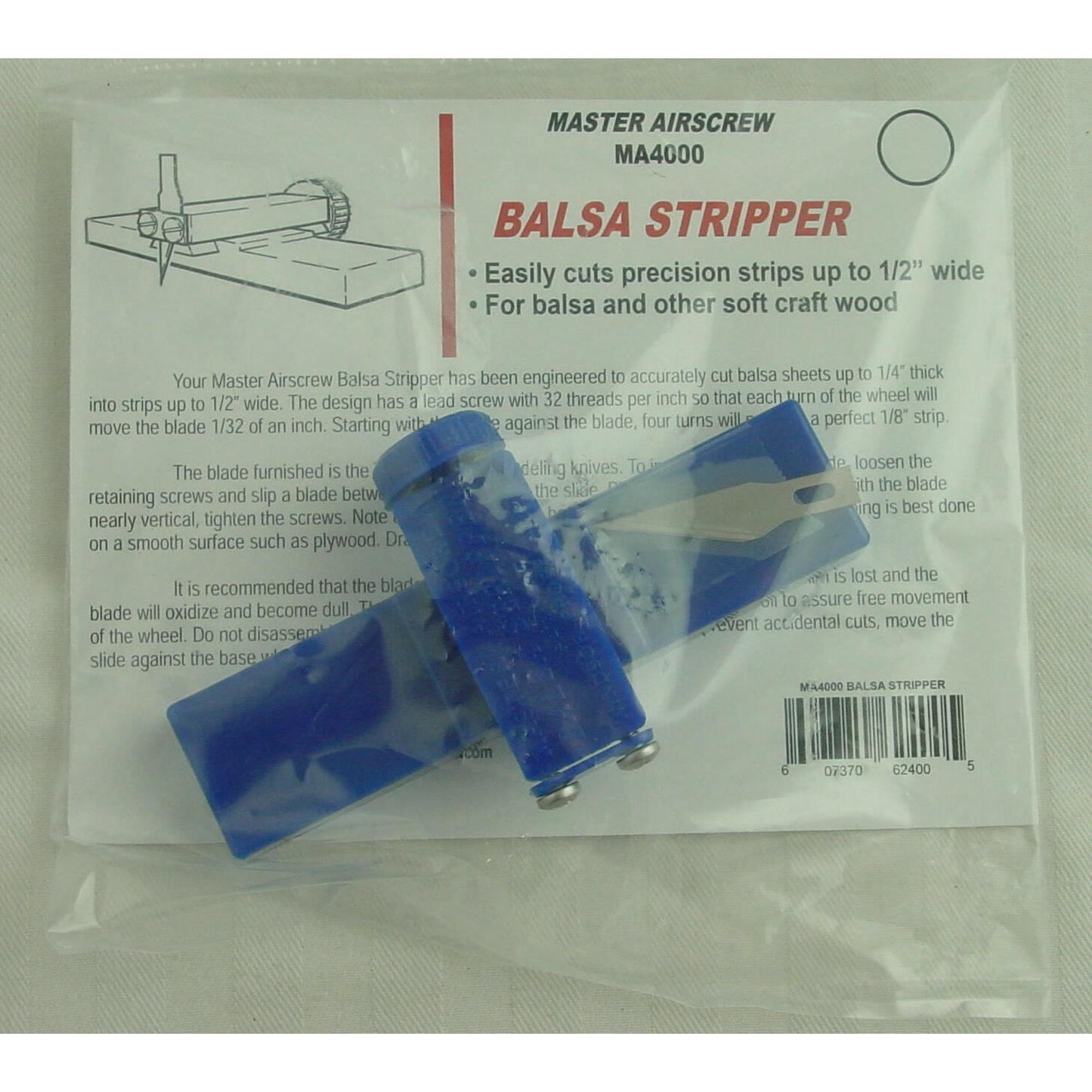 Image of Master Airscrew Balsa Stripper MASMA4000 MASAXBALSASTR