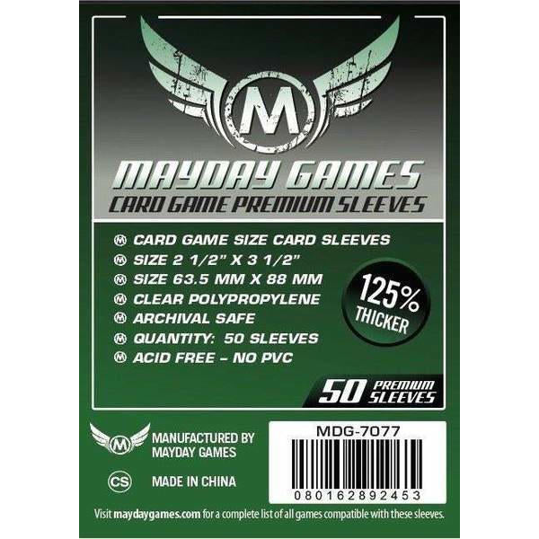Image of Sleeves: Premium Card Sleeves 63.5mm x 88mm Dark Green (50)
