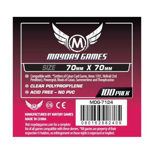 Sleeves: Card Game Sleeves 70mm x 70mm (100)