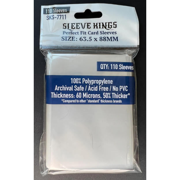 Image of Sleeve Kings: Perfect Fit Infernal Card Sleeves 63.5mm x 88mm (110)