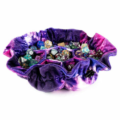 Image of Fanroll Nebula Velvet RPG Dice Bag w/Pockets MET9102